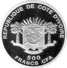 500 Francs CFA (Mausoleum of Halicarnassus)