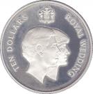 10 Dollars - Elizabeth II (Royal Wedding)