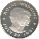 2 Pounds - Elizabeth II (Royal Wedding; Silver Proof)