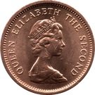 ½ New Penny - Elizabeth II (2nd portrait)