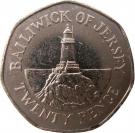 20 Pence - Elizabeth II (Corbière Lighthouse)