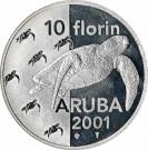 10 Florin - Beatrix (Green Sea Turtles)