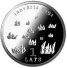 1 Lats (the Barricades of January 1991)