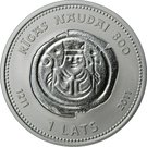 1 Lats (800 Year of Coinage Right of Riga)