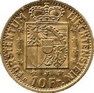 10 Franken - Franz Josef II