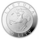 50 Litų (475th Anniversary of the First Statute of Lithuania)