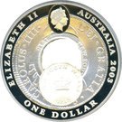 1 Dollar - Elizabeth II (Holey Dollar and Dump)