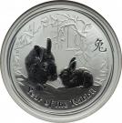 1 Dollar - Elizabeth II ("Lunar Year Series II" Silver Bullion Coinage)