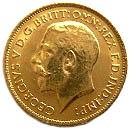 ½ Sovereign - George V