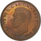 ½ Penny - George VI (without "IND:IMP")