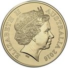 2 Dollars - Elizabeth II (2016 Australian Olympic Team - Green)