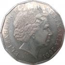 50 Cents - Elizabeth II (Norfolk Island)