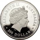 200 Dollars - Elizabeth II ("Koala" Platinum Bullion Coinage)