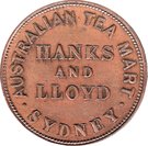 ½ Penny (Hanks & Lloyd - Sydney, New South Wales)