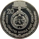 20 Cents - Elizabeth II (Australian Operational Service Medal)