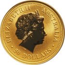 50 Dollars - Elizabeth II ("Kangaroo" Gold Bullion Coinage)