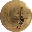 5 Dollars - Elizabeth II (Rugby World Cup)