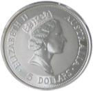 5 Dollars - Elizabeth II (Australian Kookaburra)