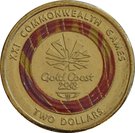 2 Dollars - Elizabeth II (XXI Commonwealth Games - Emblem)