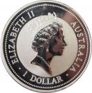 1 Dollar - Elizabeth II (Australian Kookaburra)