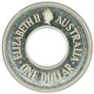 1 Dollar - Elizabeth II (The Holey Dollar)