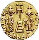 1 Solidus - Anonymous / In the name of Constantine IV, 668-685