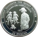 20 Kwacha (The Queen Mother in the Girl Guides 1920)