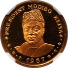 25 Francs (President Modibo Keita, "1967")