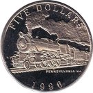 5 Dollars (Steam Locomotive - Pennsylvania K4)