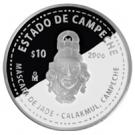 10 Pesos (Campeche - Silver Proof Issue)