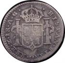 1 Real - Fernando VII (Zacatecas - Royalist Coinage)