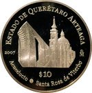 10 Pesos (Querétaro - Silver Proof Issue)