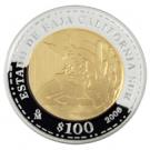 100 Pesos (Baja California Sur - Gold & Silver Proof Issue)