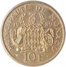 10 Francs - Rainier III (Prince Pierre Foundation)