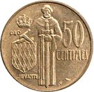 50 Centimes - Rainier III