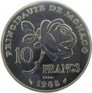 10 Francs - Rainier III (Princess Grace - Essai)