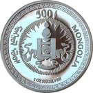 500 Tögrög (Year of the Dragon; with crystal)