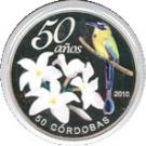 50 Córdobas (L Anniversary BCN - Silver)