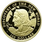 100 Dollars (Discovery of the New World - Christopher Columbus)