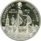 1 Dollar - Elizabeth II (Peter The Great)