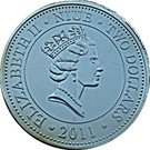 2 Dollars - Elizabeth II (Lifetime of Service-90th Birthday)