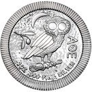 2 Dollars - Elizabeth II (Athena Owl; Silver)