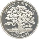 5 Dollars - Elizabeth II (Protect our World)