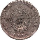 8 Reales - Isabel II (Counterstamp on Argentina 8 Reales)