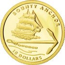 10 Dollars - Elizabeth II (Bounty Anchor)