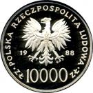 10 000 Złotych (Papacy; Silver Bullion)