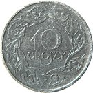 10 Groszy (German Occupation WW II)