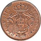 40 Réis - Luiz I (Countermarked over 20 Réis - Açores)