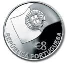 8 Euro (First Railway in Portugal; .925 Silver)