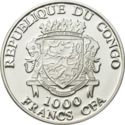 1000 Francs CFA (HMS Queen Charlotte)